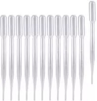 3ml PIPETĖ 100 Vnt. PLASTIKINIS VIENkartinis LABORATORIJOS LAŠINtuvas