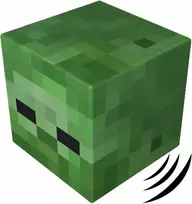 Magnetinis blokas Minecraft Mob Zombie blokuoja malonų tobulą ryšį