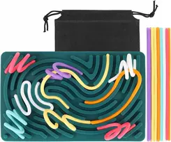 Sensorinis žaislas, silikoninė antistresinė lenta, dvipusė, autizmo ADHD
