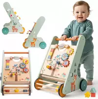 Sun Baby Medinė kūdikio stūmimo lenta Walker Sorter XXL