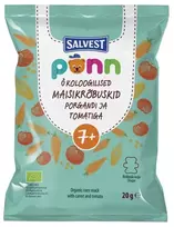 SALVEST Ponn BIO Pomidorų traškučiai vaikams meškiukų formos 20g
