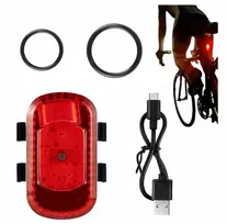 Modernus dviračio žibintas USB galinis dviračio žibintas bagažinės LED lempai