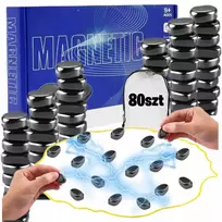 MAGNETINIAI AKMENYS MAGNETINIAI AKMENYS ŽAIDIMAI STALO ŽAIDIMAI 80 vnt.