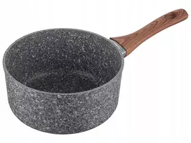 Florina Master aliuminio puodas 20 cm 2,4 l, pilkas granitas, indukcinis