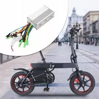 36V/48V 350W BE ŠEETYTŲ VARIKLIO VALDIKLIS ELEKTRINIAM DVIRAČIUI