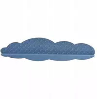 Blue Virtuvės kriaukle Apsauga nuo purslų Silikono vandens apsauga Barjeras Anti Mėlyna Cloud