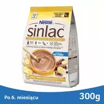 Nestlé Sinlac Bananų košė be glitimo be cukraus po 6 mėnesių 300g