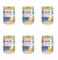 HiPP BIO Pieniška bananų manų košė po 4 mėnesio X6