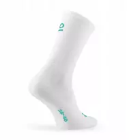 Eroe - Logo Baltos dviračių kojinės (Celeste) 36-40