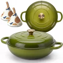 HAGE EMALINIS KETAUS PUODAS, ŽEMOJI INDUKCIJA, DUJINĖS, ORKALYSTĖ, KREPTUVE, Keptuvė
