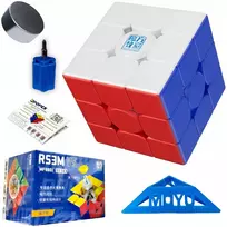 PROFESJONALNA KOSTKA 3x3 MAGNETYCZNA MOYU RS3M V5 + PODSTAWKA ALGORYTMY