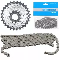 CS-HG400-7 7 greičių kasetė 11-28T + CN-HG40 grandinėlė Shimano rinkinys