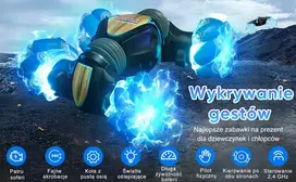 Lauko žaislas su nuotolinio valdymo pulteliu, 360° pasukimas, LED šviesos ir garsai, 2,4 GHz