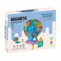 3D MAGNETINIŲ KONSTRUKCINIŲ KONSTRUKCINIŲ KALUKŲ DĖLĖS DĖLĖ 73 vnt. VAIKAMS