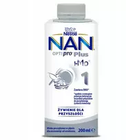Nestle NAN OPTIPRO Plus 1 Pradinis pienas skystyje 200 ml 0 m+