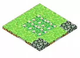 Magnetinis pagrindas, Minecraft blokelių pagrindas – žolė, samanos ir akmuo