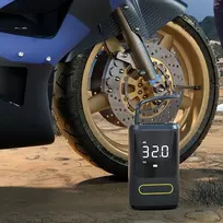 ELEKTRINIS DVIRAČIO siurblys CAR kompresorius 4000mAh baterija + POWERBANK