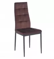 Furnitex MINKŠTA KĖDĖ, RUDO VELVETINĖ K13-FX RANKENA, JUODOS KOJOS, VALGOMAS