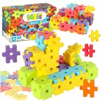Vafliniai konstrukciniai blokeliai Basic 50 Elements 3+ Meli 50001