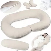 Ekmtrade Nėštumo pagalvė nėščiosioms RINKINYS 4in1 Layette + BUTTERFLY ROLLER MIX