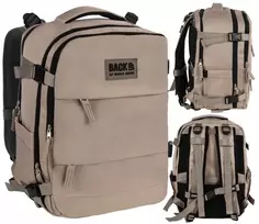 Back Up KELIONINĖ KURIŠINĖ RANKINIUI LĖKTUVO BAGAŽA 40 x 30 x 20 cm BEIGE