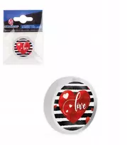 Love širdies apskritimo LED lempa