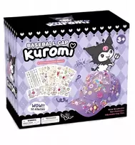 Kuromi beisbolo kepuraitės kūrybinis rinkinys dekoravimui + 3D lipdukai