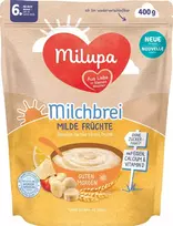 MILUPA PIENINIAI GRŪDAI SU VAISIAIS 6m 400g
