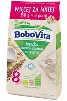 BoboVita Pieno ir grūdų avižų košė 330g 8m+