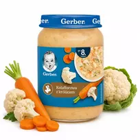 Gerber vakarienė vaikams Žiediniai kopūstai su triušiu 8 m+ 190 g