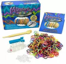 Rainbow Loom Monster-Tail - kelionių rinkinys - gaminiai ir guminės apyrankės
