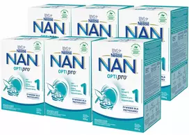 Nestle NAN OPTIPRO 1 pienas kūdikiams nuo 0 iki 6 mėnesių 6x 650 g