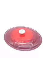 Uždenkite 35 cm Le Creuset raudoną ketaus keptuvę