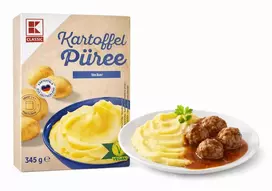 Greitai paruošta bulvių košė, veganiška 12 porcijų Piure Vokietija