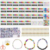 Apyrankių papuošalų gaminimo rinkinys DIY Laiškų karoliukai 3440 vnt