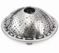 Garinimo koštuvas 14 cm. Puodo įdėklas, nerūdijantis plienas