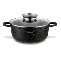 DUJŲ INDUKCINIS PUODAS ORKAITEI Mažas Konighoffer Pollo Juodas 2,3l 20cm