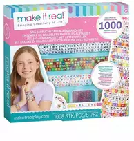 Make It Real Padarykite tai tikras rinkinys, skirtas apyrankėms su 1000 elementų raidėmis gaminti