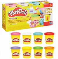 Hasbro Play-Doh žaidimų tešlos rinkinys 8 vaivorykštės spalvų pakuotės -
