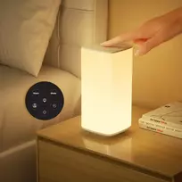 LED naktinė lempa miegamajam, bevielis ryškumo reguliavimas