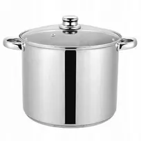 Aukštas puodas, nerūdijantis plienas, bigos, sriubos, sultinys, 9 litrai