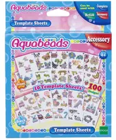 Aquabeads lakštų rinkinys su šablonais 79268 31728