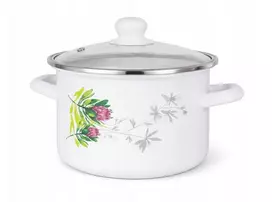 Tradicinis puodas Emalia Pleszew 18cm Protea 2,65l DUJŲ INDUKCIJA 72421