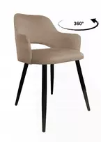 Atos Milano pasukama kėdė, juodas pagrindas MG06