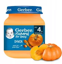 Gerber vakarienė kūdikiams ir vaikams Moliūgų tyrė nuo 4 mėnesių 125 g