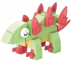 Trifox Blokai 43 el dinozauras iš blokelių kaladėlės vaikams dinozauras Stegosaurus 00008