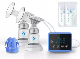 Bellababy dvigubas elektrinis pientraukis, belaidis, tylus, USB