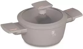 Berlinger Haus Mini puodas su dangteliu 14 cm BerlingerHaus BH-8286 Taupe