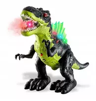Click4Toys DIDELI T-REX DINOZAURŲ PASIĖJIMAI, RAUJIMAI, ŠVIESOS, KĖPAVIMAS GARAI, VAIKŲ FIGŪRA, 20 CM