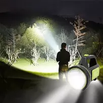 GALINGAS DEKLAS KARINIŲ DIRBTUVĖS LEMPAS ĮKRAUKAMA LED USB SU RANKENE